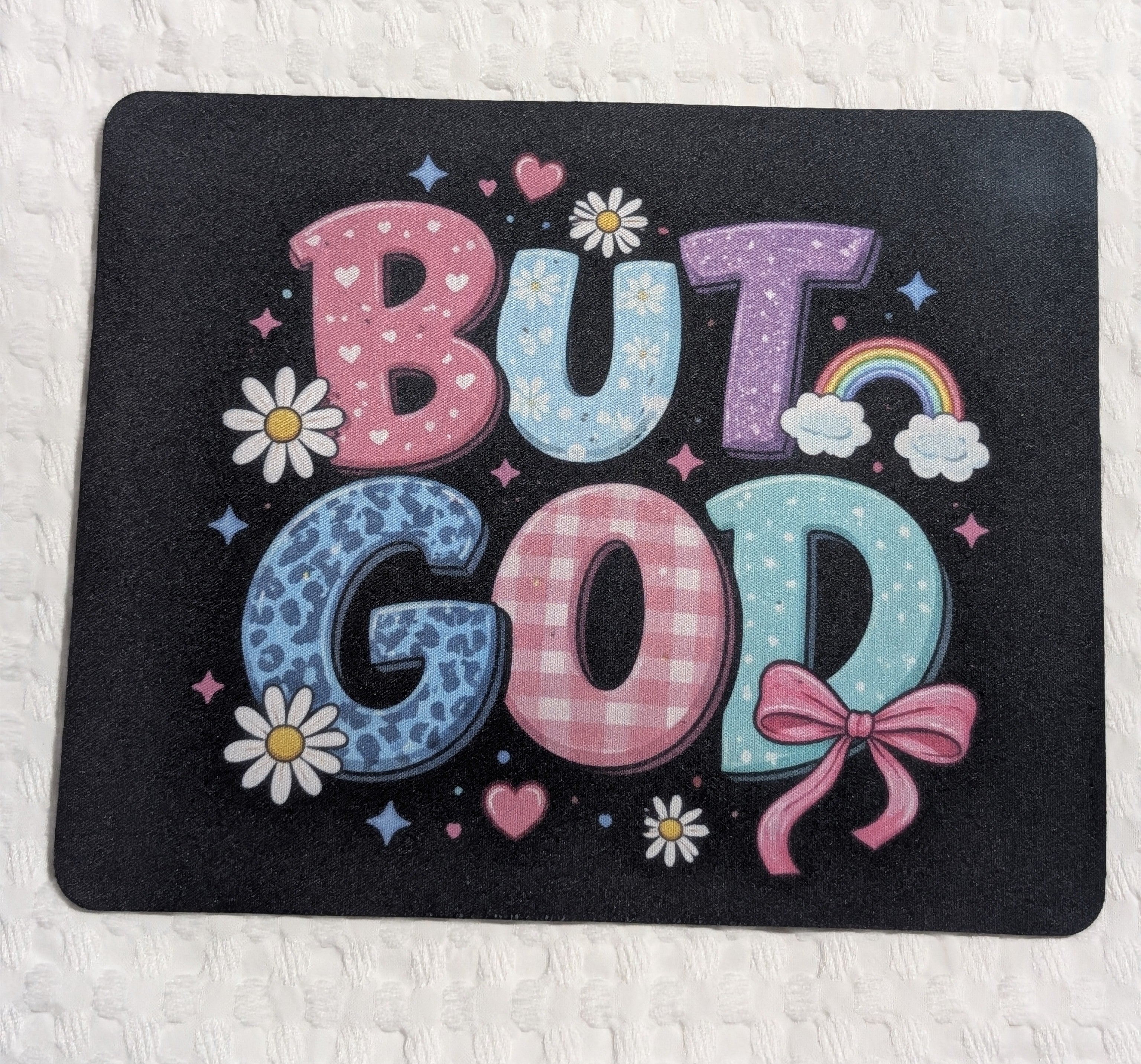 But God – Neoprene Mouse Pad
