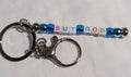 "But God" Beaded Letter Keychain