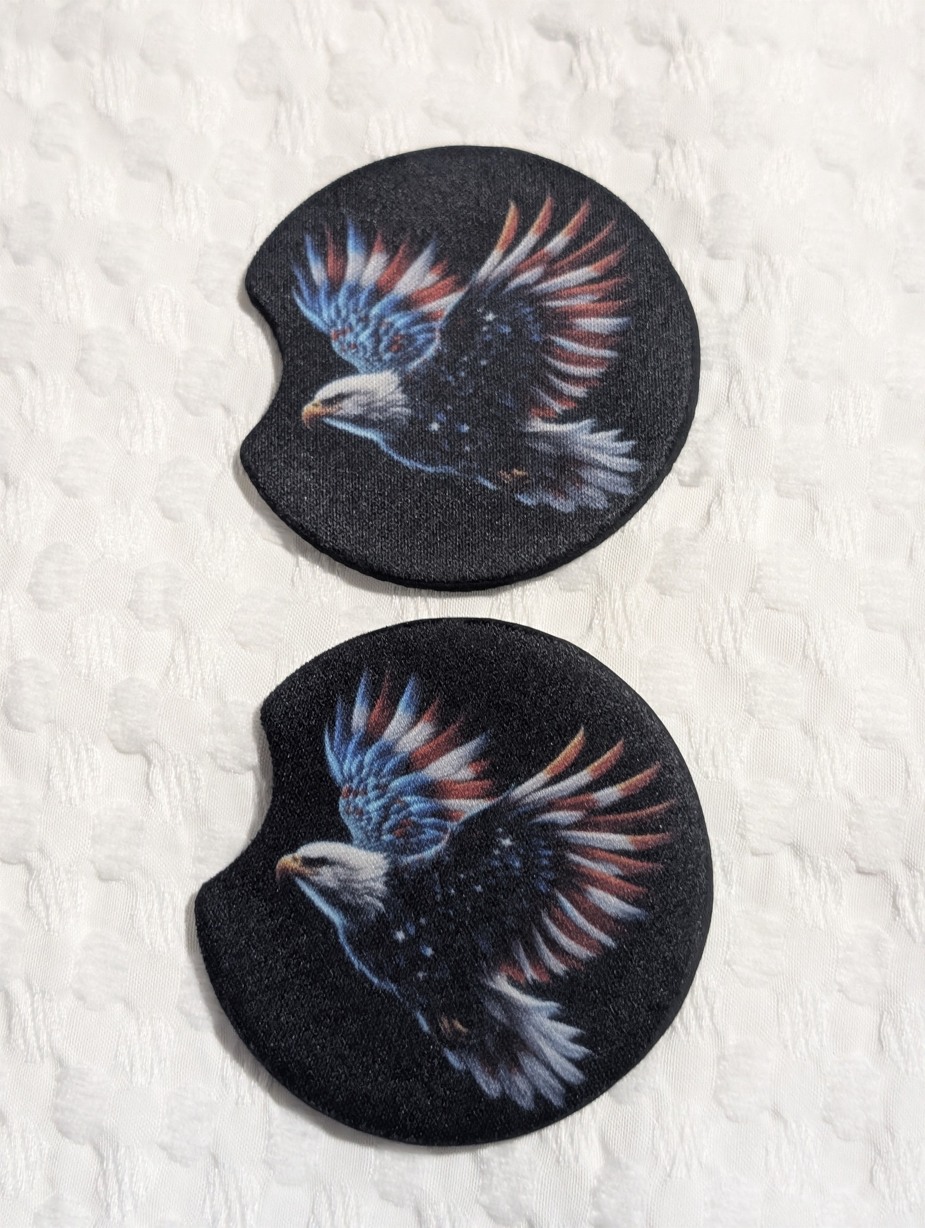 American Eagle – Neoprene Car Coasters (Set of 2)