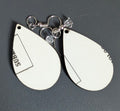 Sublimation Blank- Earring with silver hooks