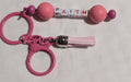 "Faith" Beaded Letter Keychain