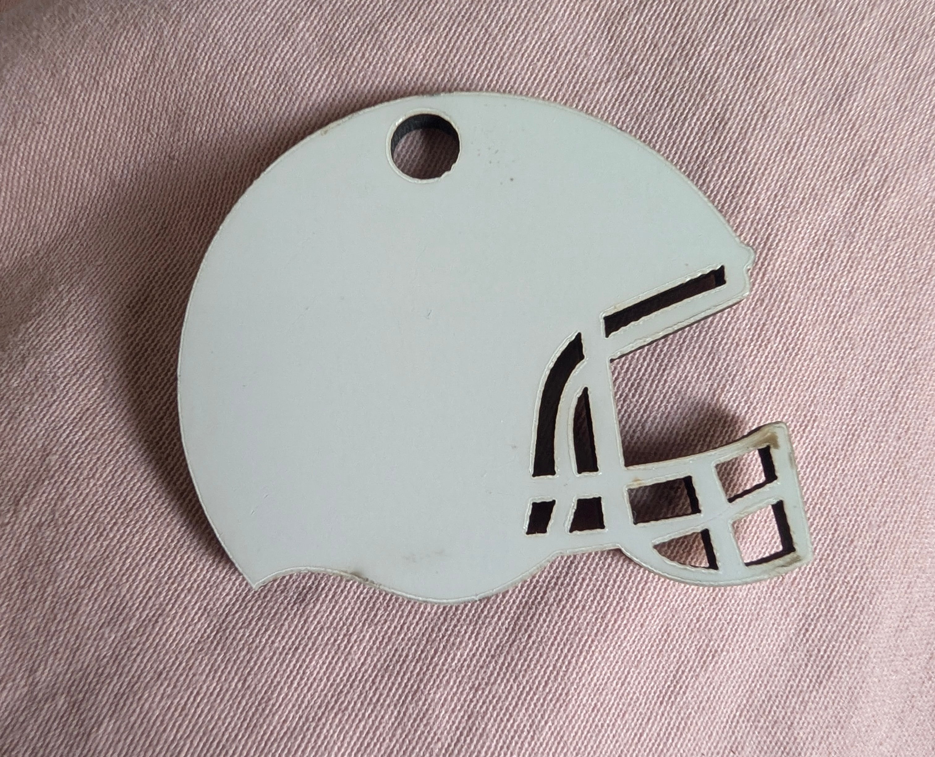 Sublimation Blank-Helmet Keychain